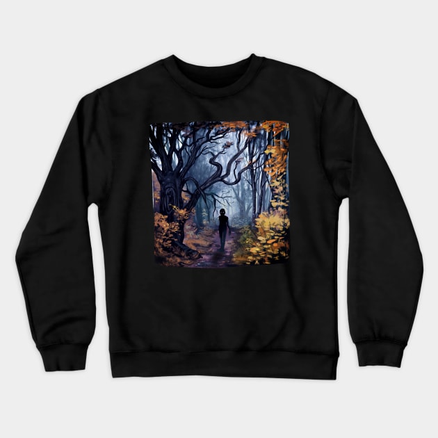 Don't go into the woods alone Crewneck Sweatshirt by Spectralstories